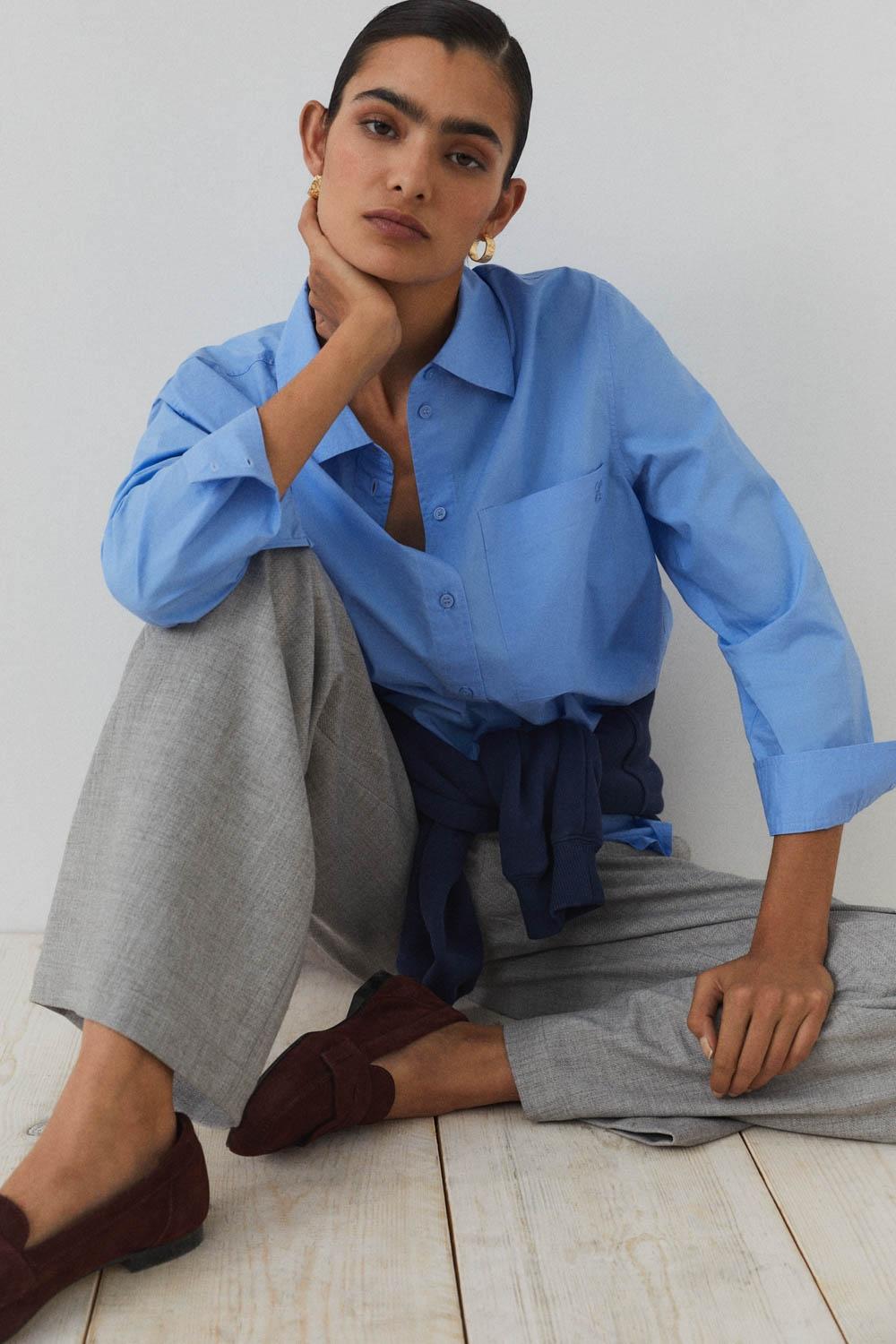 Eseoese CAMISA ALGODÓN OVERSIZE