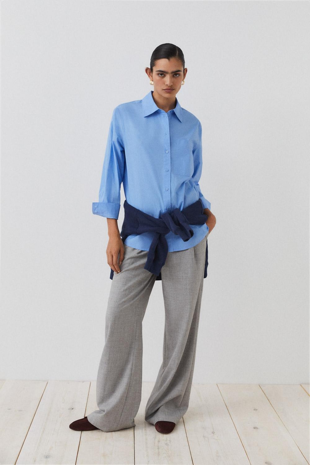 Eseoese CAMISA ALGODÓN OVERSIZE