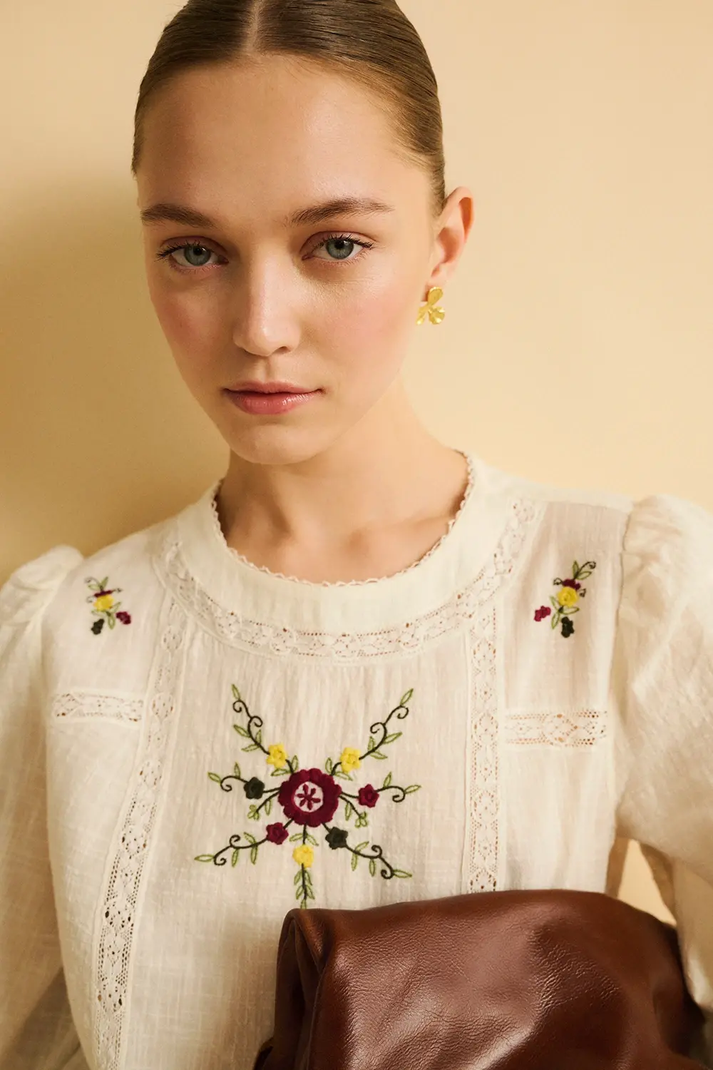 Eseoese CAMISA ROMÁNTICA AMEDIE