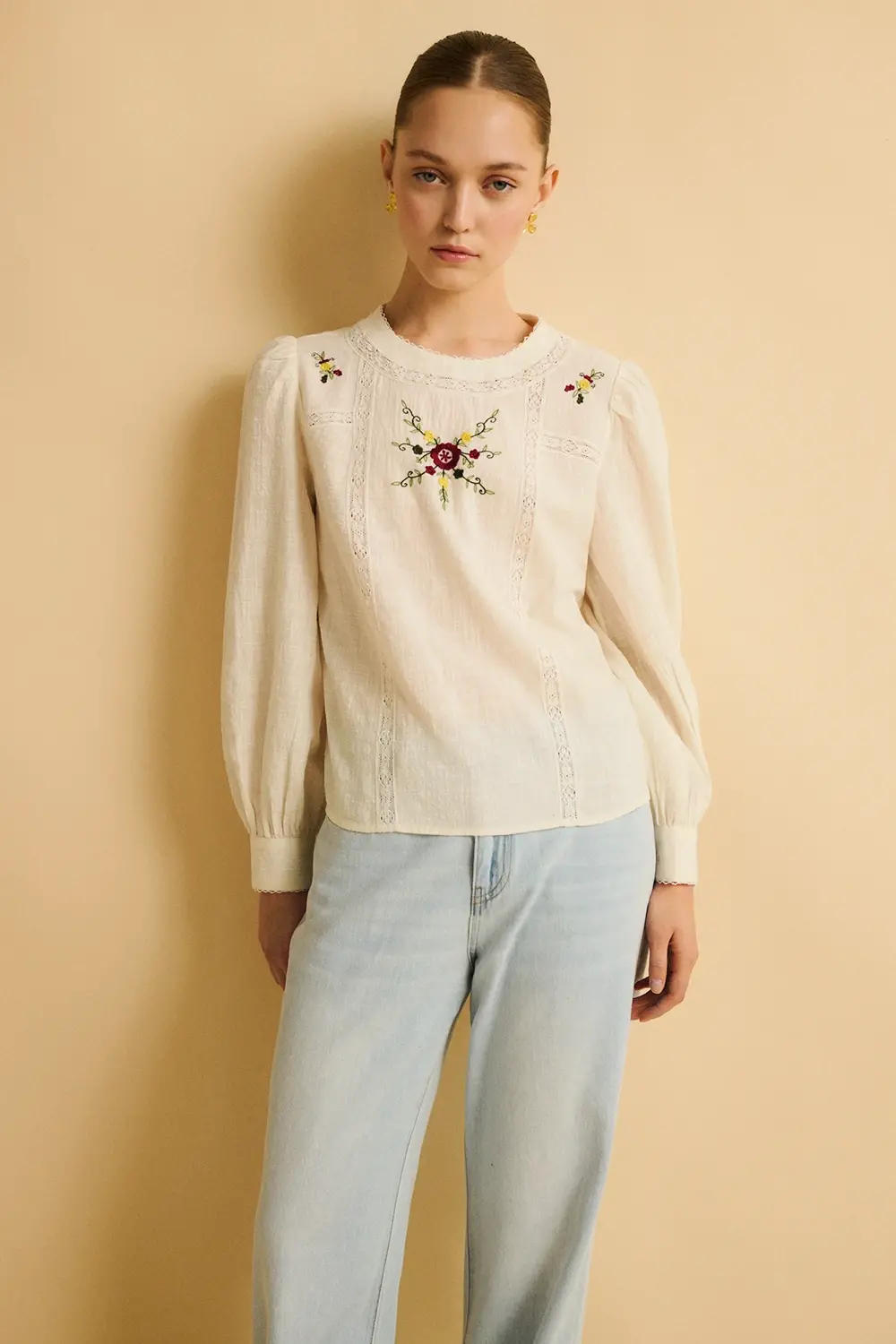 Eseoese CAMISA ROMÁNTICA AMEDIE