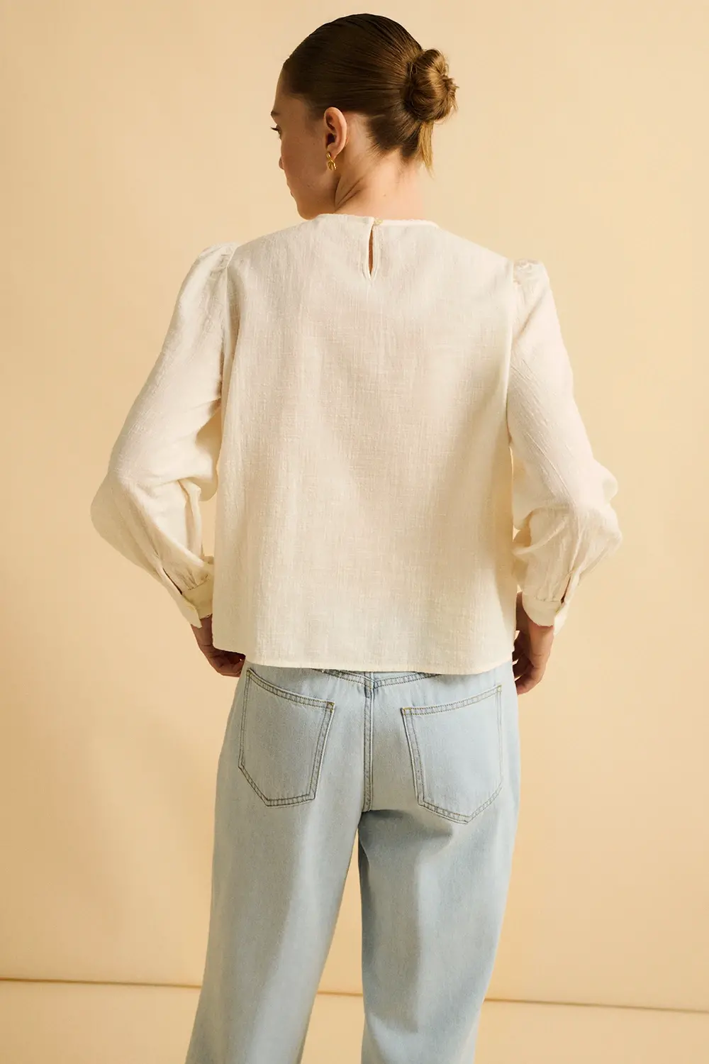 Eseoese CAMISA ROMÁNTICA AMEDIE