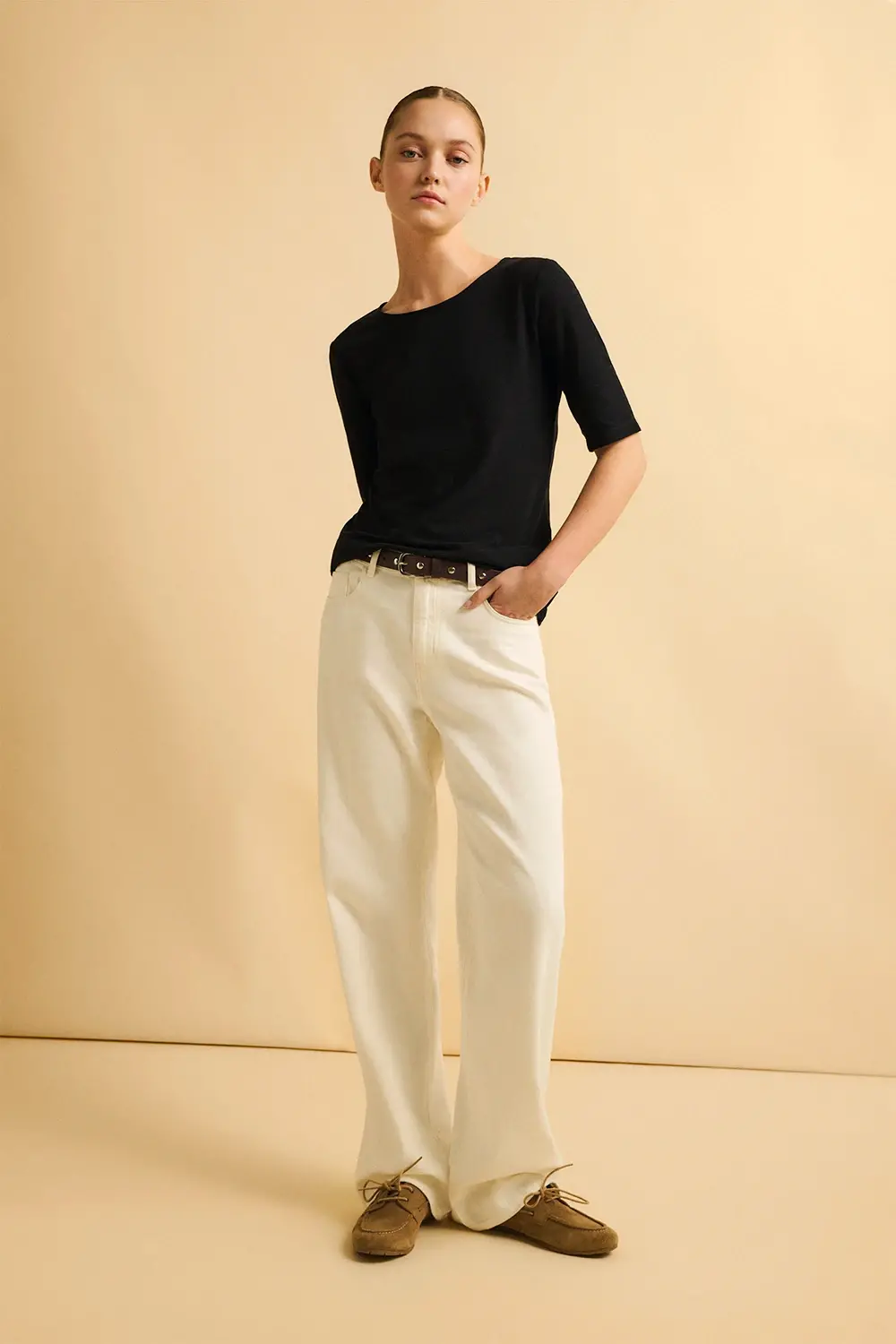 Eseoese CAMISETA ALGODÓN CREPE