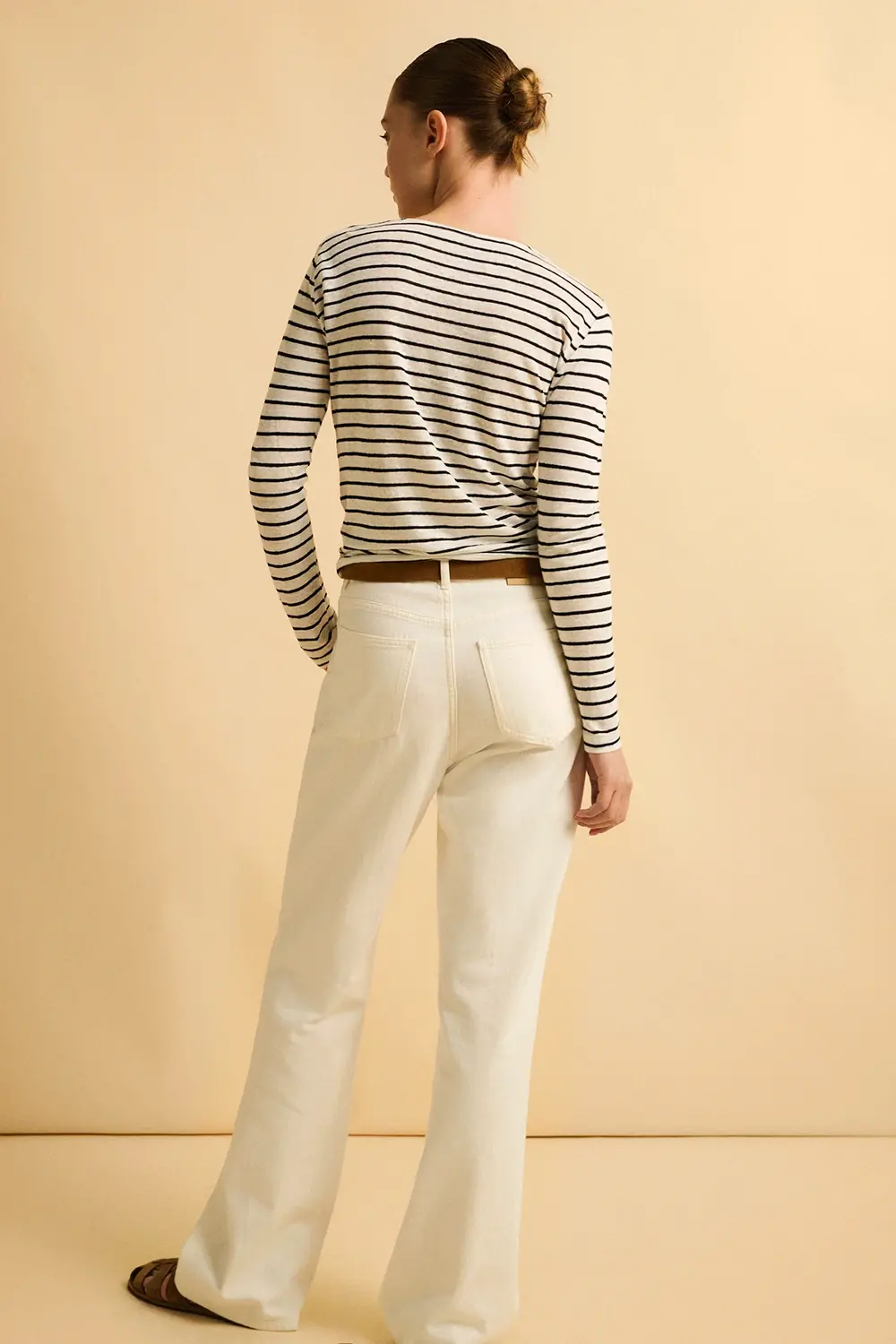 Eseoese CAMISETA LINO LINEN STRIPES