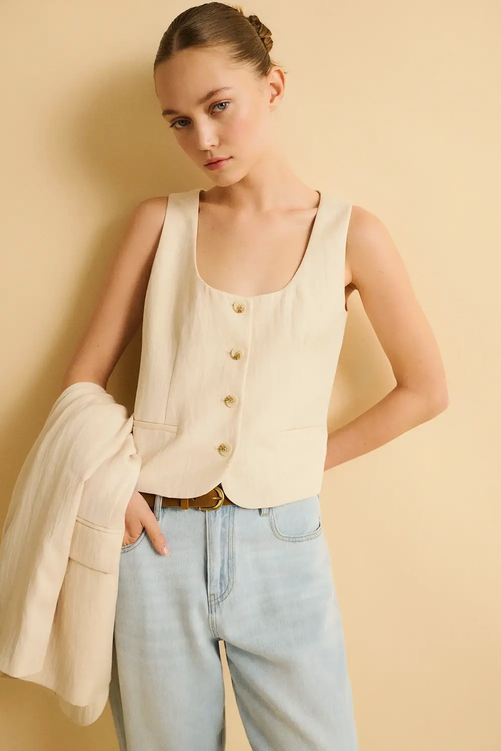 Eseoese CHALECO ALGODÓN SANREMO