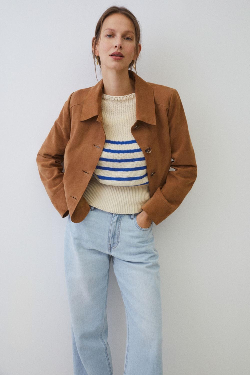 Eseoese CHAQUETA SUEDE DYLAN