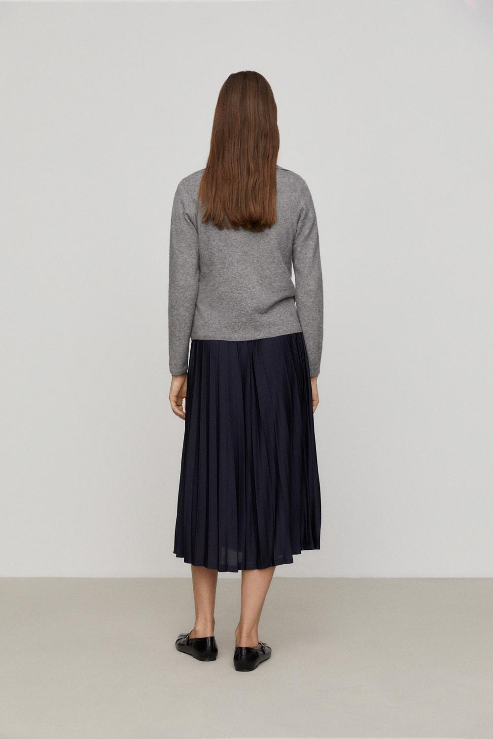 Eseoese FALDA MIDI PLISADA SANDY