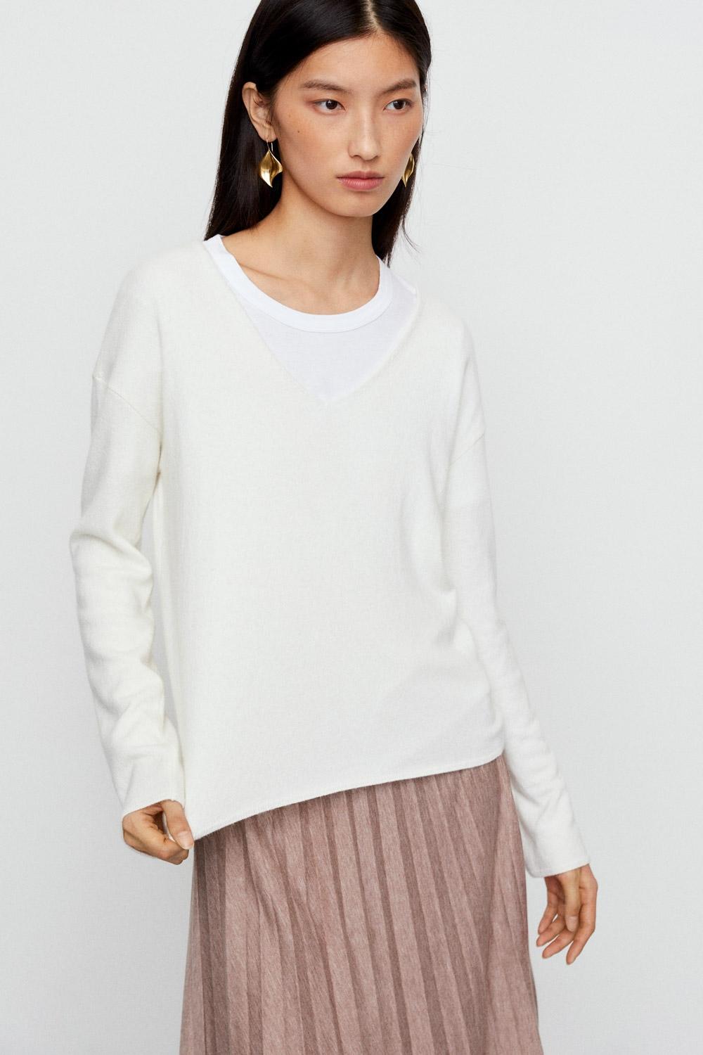 Eseoese FALDA MIDI PLISADA SANDY