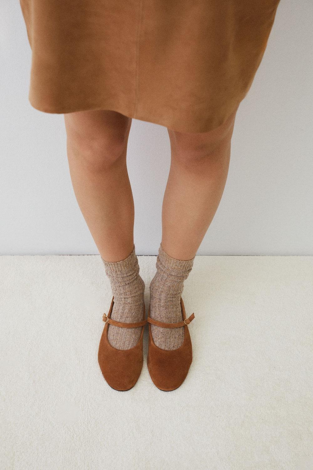 Eseoese FALDA MIDI SUEDE DYLAN