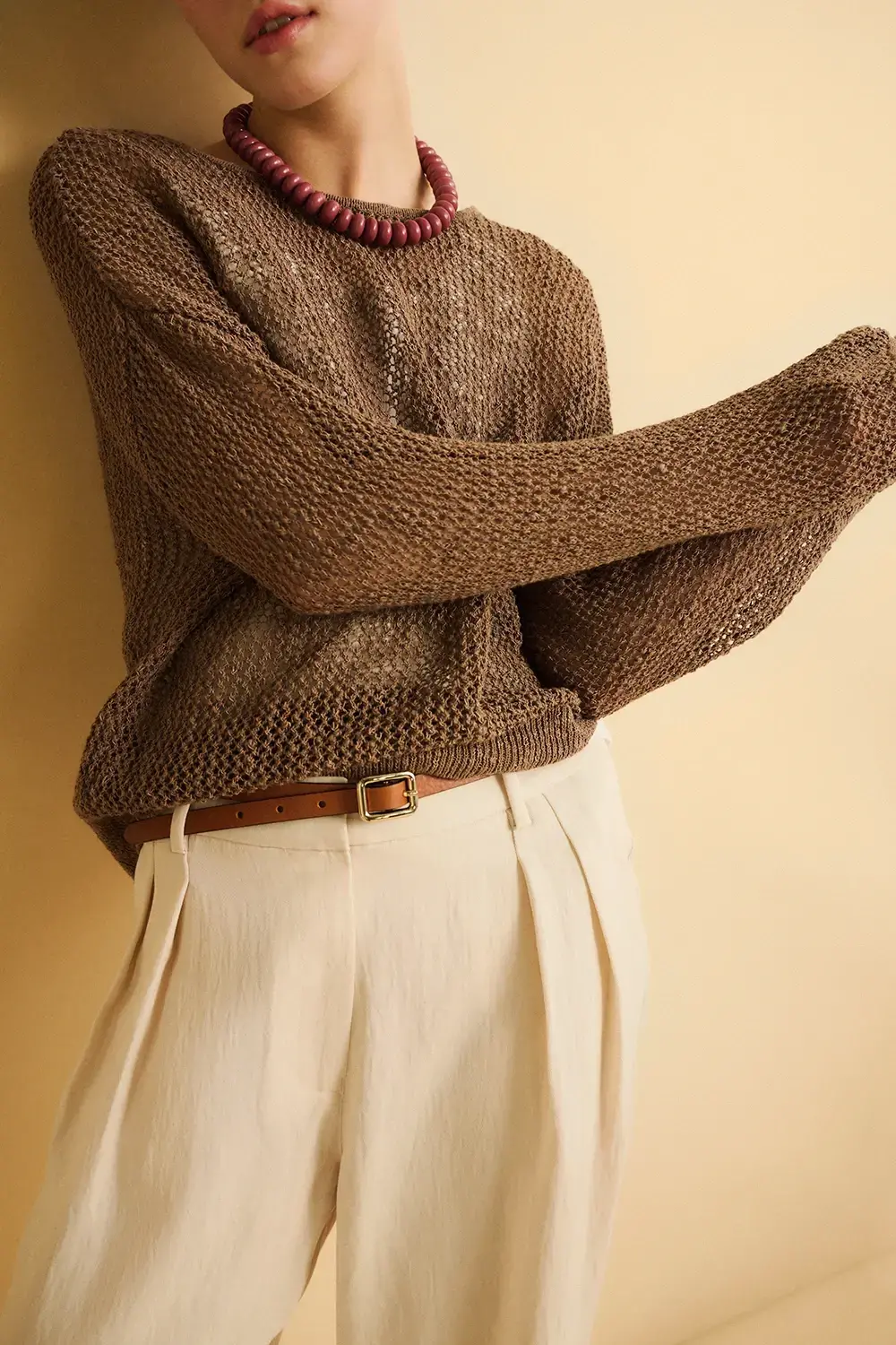 Eseoese JERSEY CROCHET FISHER