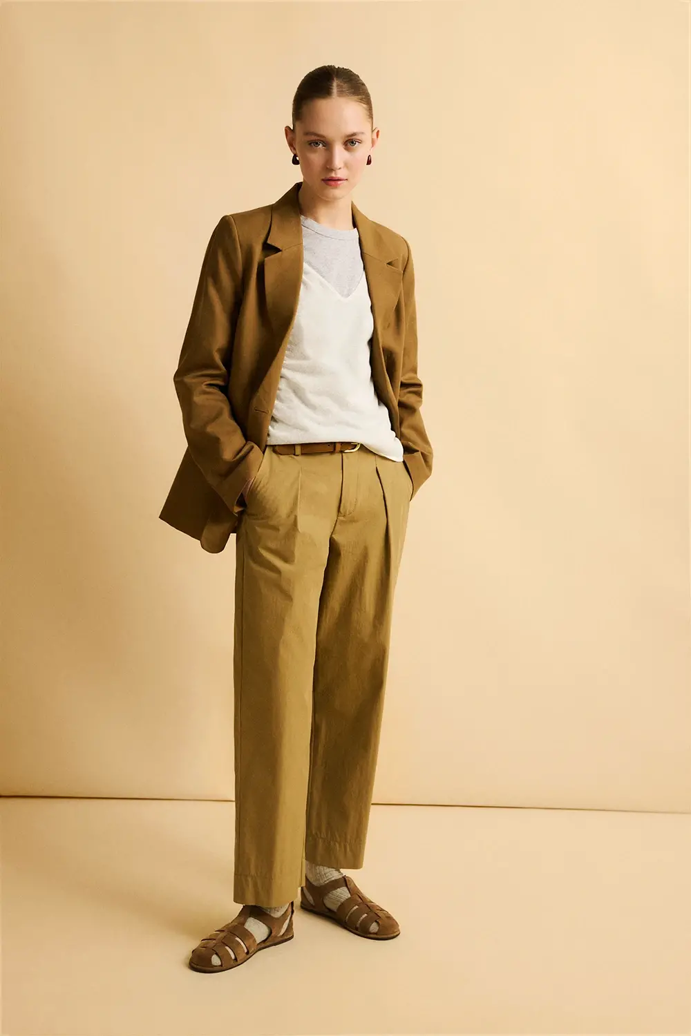 Eseoese PANTALÓN PINZAS GIORGIO