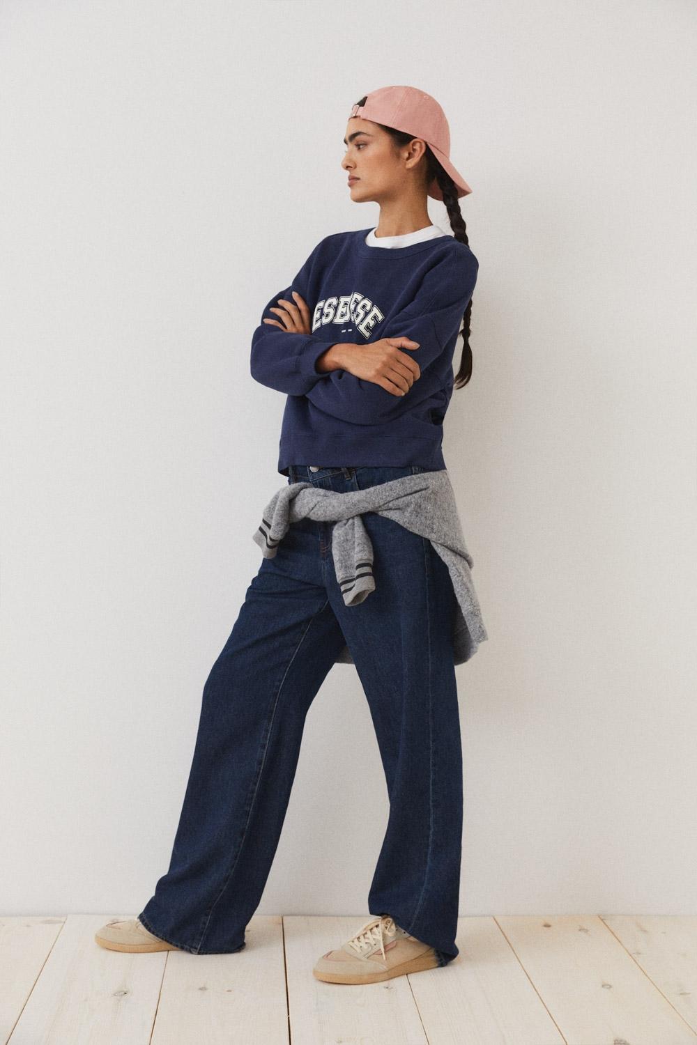 Eseoese SUDADERA ALGODÓN COLLEGE