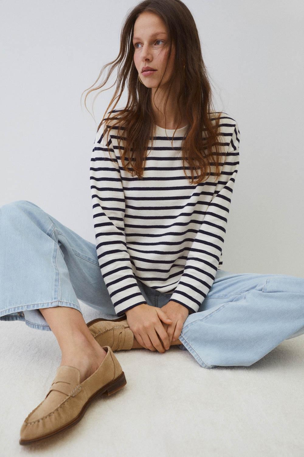 Eseoese SUDADERA ALGODÓN STRIPES