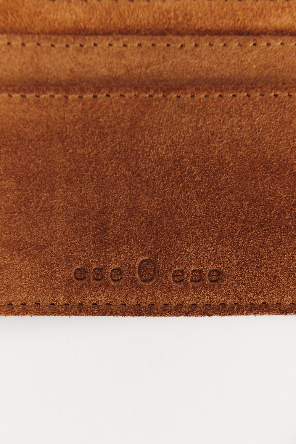 Eseoese TARJETERO PIEL SUEDE