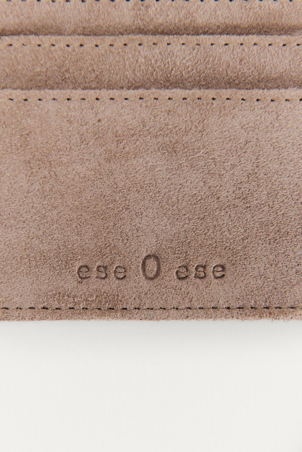 Eseoese TARJETERO PIEL SUEDE