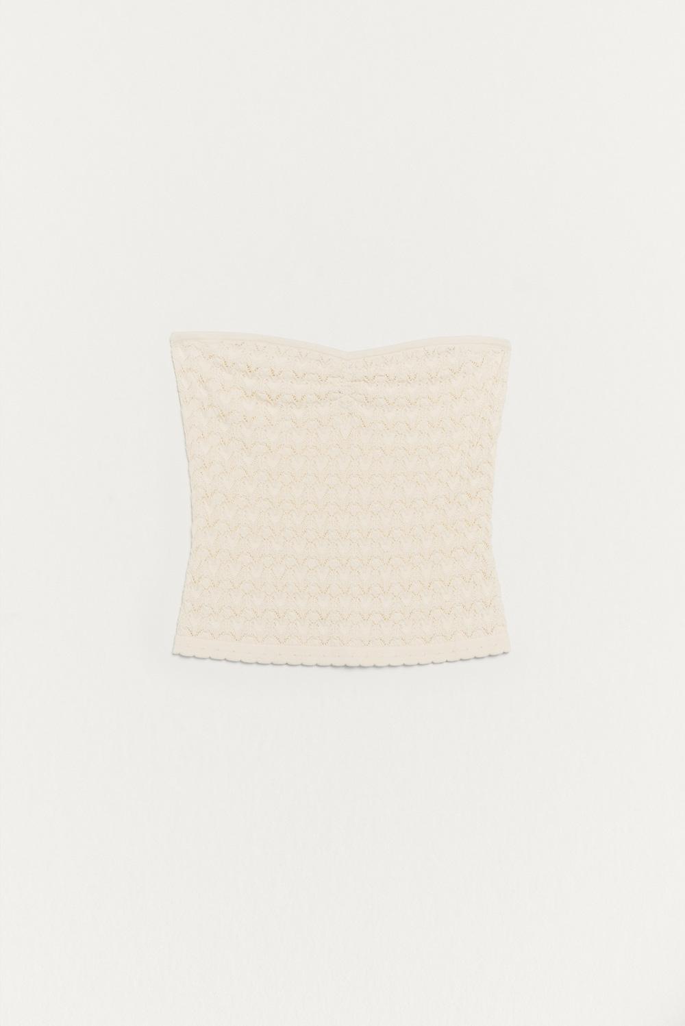 Eseoese TOP PUNTO CALADO SISI