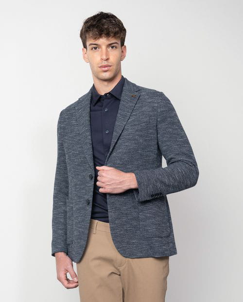 Etiem Americana de punto desestructurada slim fit sin forro