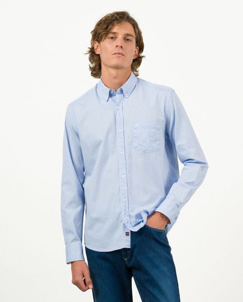 Etiem Camisa Sport Regular Fit En Fioxford De Algodón