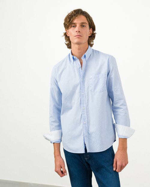 Etiem Camisa Sport Regular Fit En Fioxford De Algodón