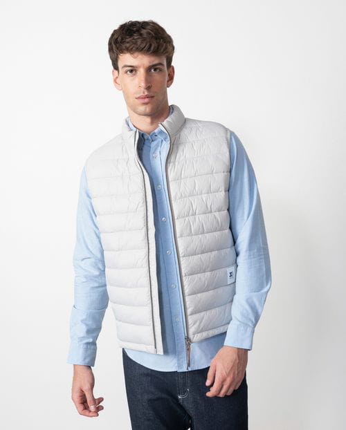 Etiem Chaleco acolchado ultraligero con cremallera y en tejido técnico