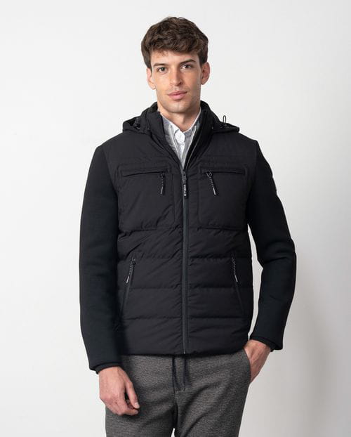 Etiem Chaqueta Acolchada Combinada De Tejido Técnico Y Punto `tipo Foam´