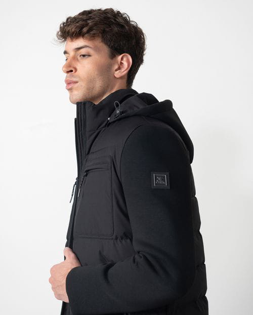 Etiem Chaqueta Acolchada Combinada De Tejido Técnico Y Punto `tipo Foam´