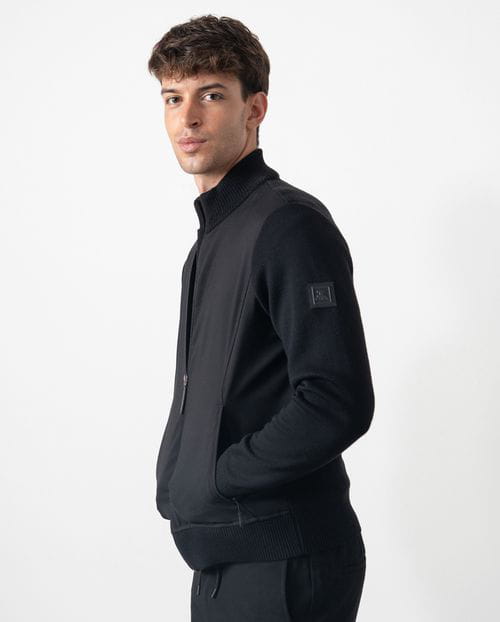 Etiem Chaqueta- Cazadora Combinada De Punto Con Tejido Elástico