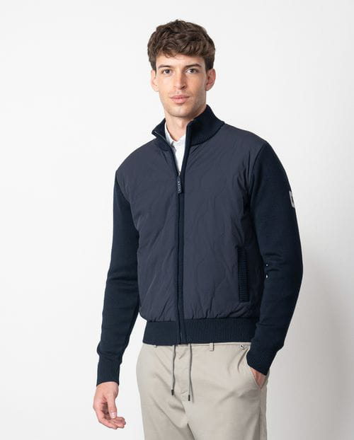 Etiem Chaqueta-cazadora Combinada De Punto Y Tejido Técnico Acolchado