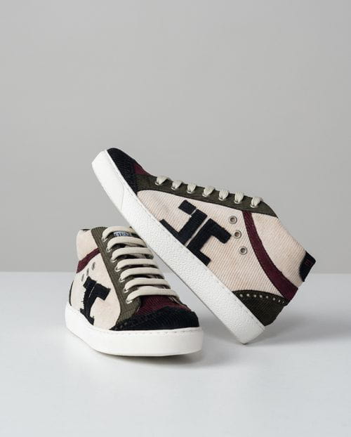 Etiem Botín De Pana En Colores Contrastados