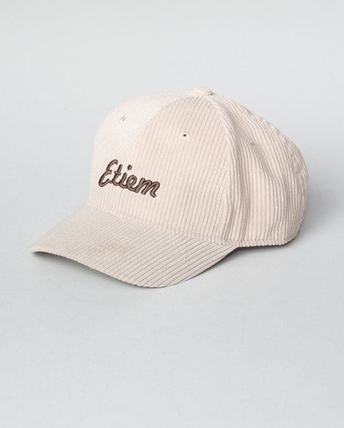 Etiem Gorra de pana con logo