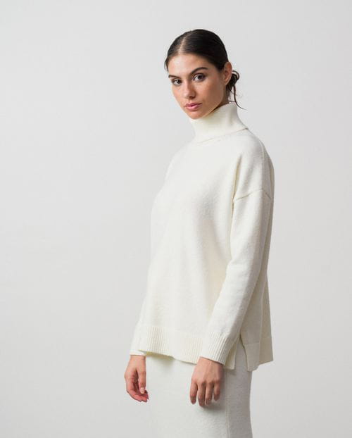 Etiem Jersey De Punto Fino Con Cuello Vuelto