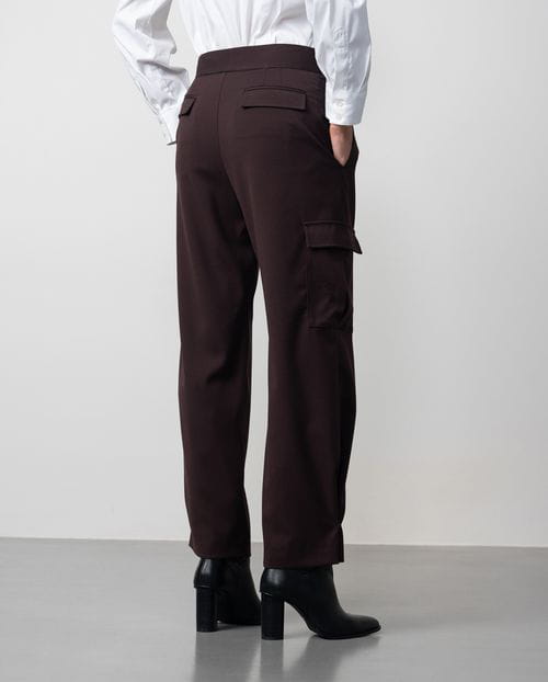 Etiem Pantalón Cargo En Sarga Afranelada Lavable