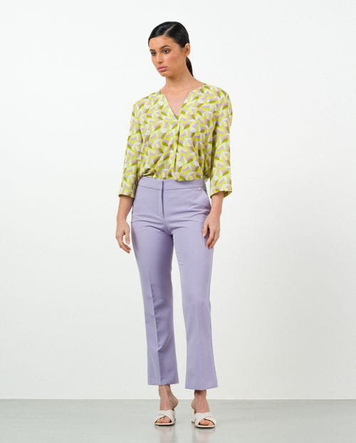 Etiem Pantalón Tobillero Estrecho Semi-acampanado