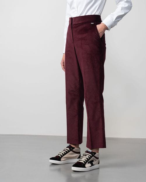 Etiem Pantalón Tobillero Ligeramente Acampanado