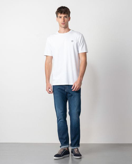 Etiem Tejano Azul Elástico Regular Fit