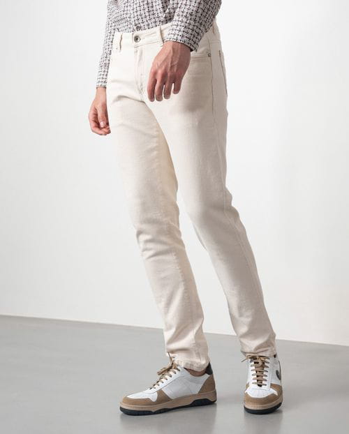 Etiem Tejano Crudo Elástico Slim Fit