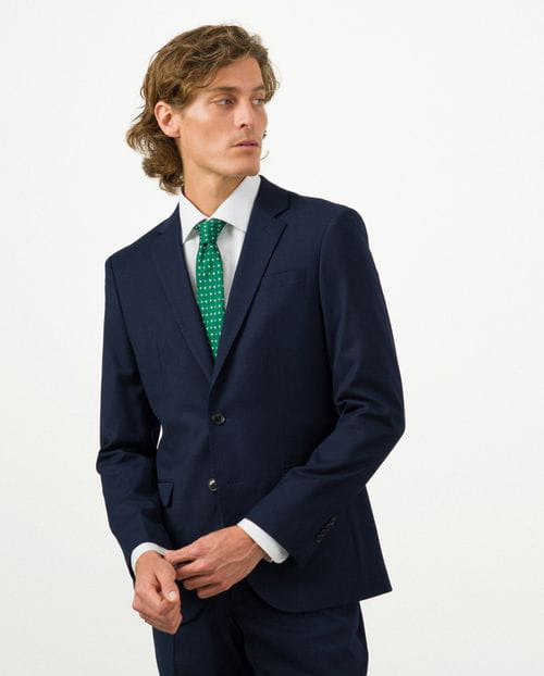 Etiem Traje Extra-slim Fit De Tejido Liso Elástico