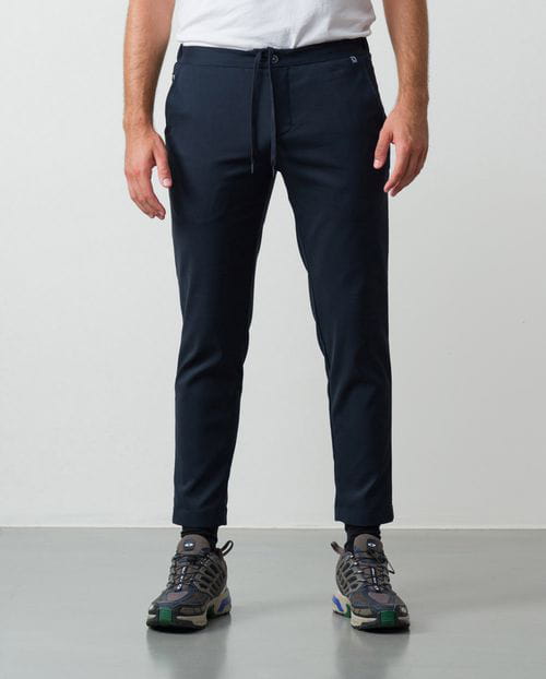 Etiem Pantalón Sport De Cordón Y Goma En La Cintura En Punto Técnico