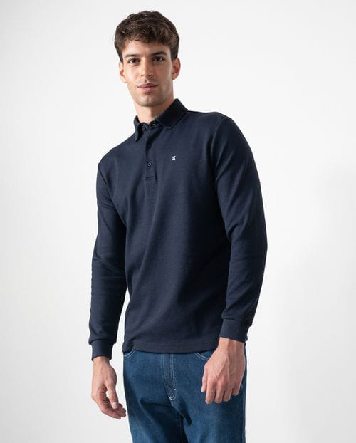 Etiem Polo Camisero De Botones En Punto De Estructura