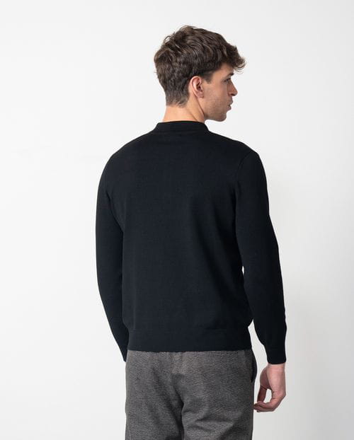 Etiem Polo Camisero De Botones En Punto Tricot Combinado En Liso Con Estructura