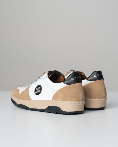 Etiem Zapatillas De Piel Combinadas Y De Edición Limitada