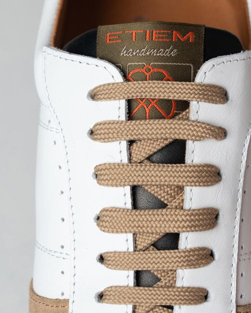 Etiem Zapatillas De Piel Combinadas Y De Edición Limitada