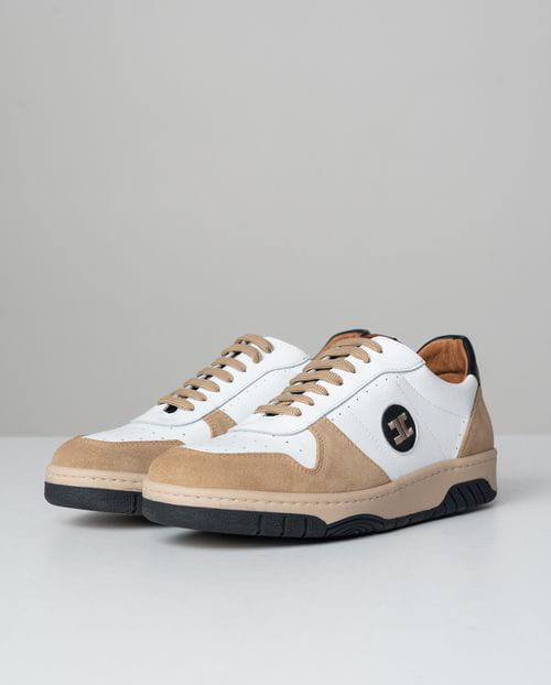 Etiem Zapatillas de piel combinadas y de edición limitada