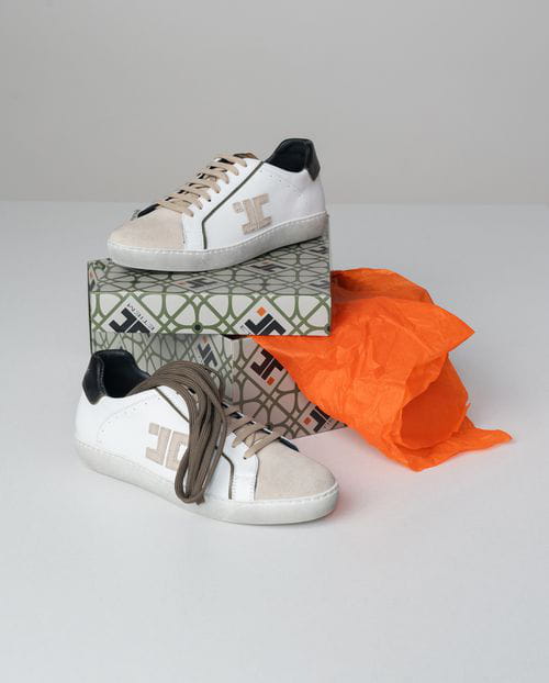 Etiem Zapatillas Deportivas De Piel Combinadas Y De Edición Limitada