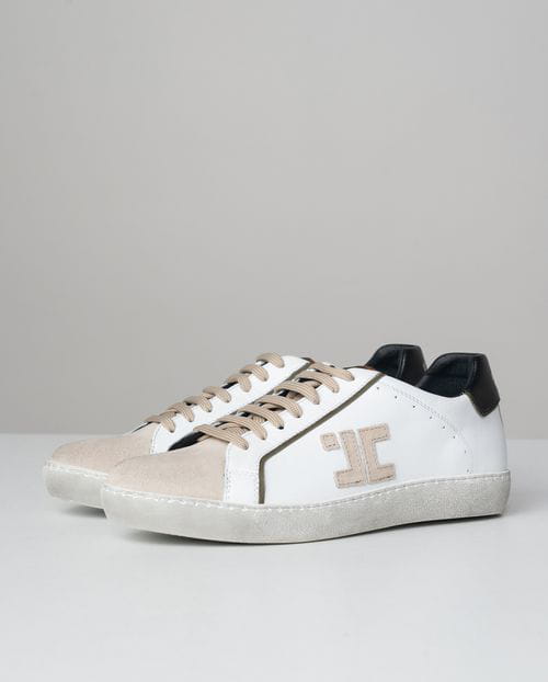 Etiem Zapatillas deportivas de piel combinadas y de edición limitada