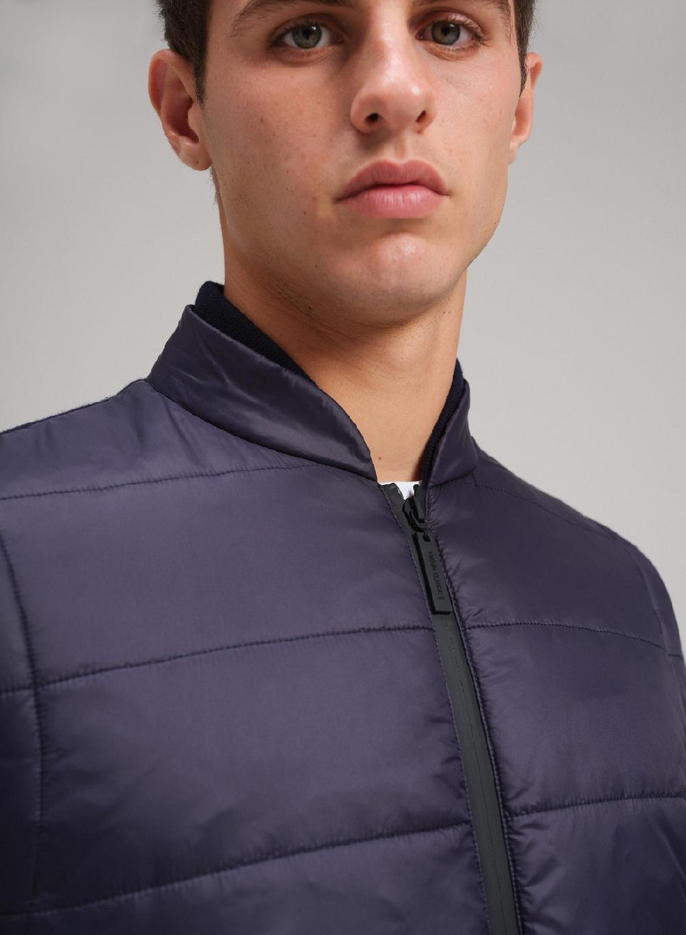 Etiqueta Negra Campera Cierres Engomados Combinada Nylon