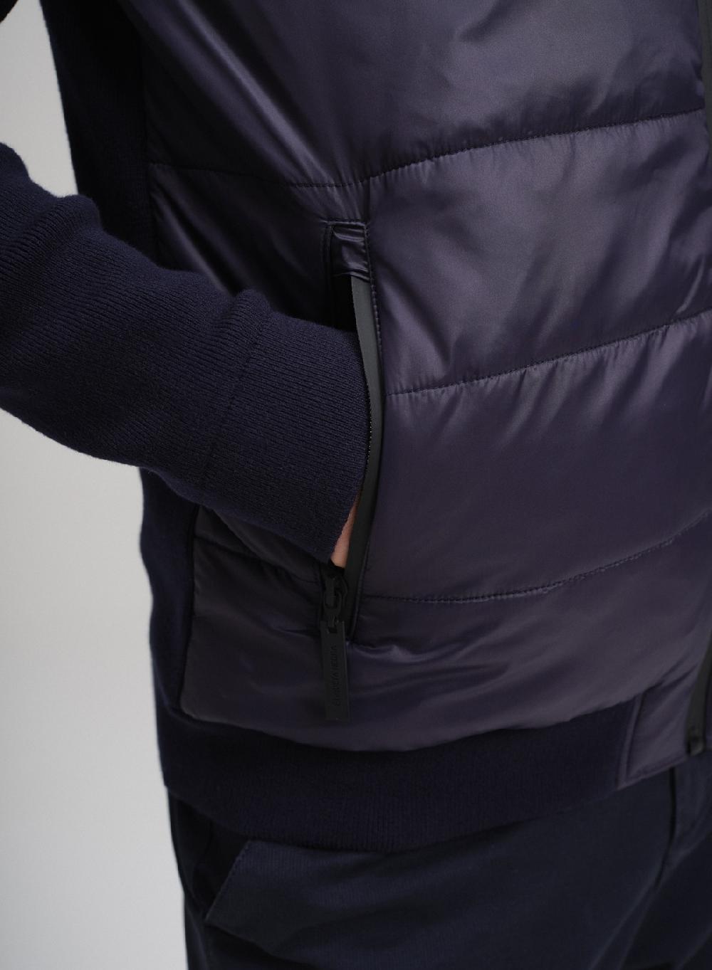 Etiqueta Negra Campera Cierres Engomados Combinada Nylon