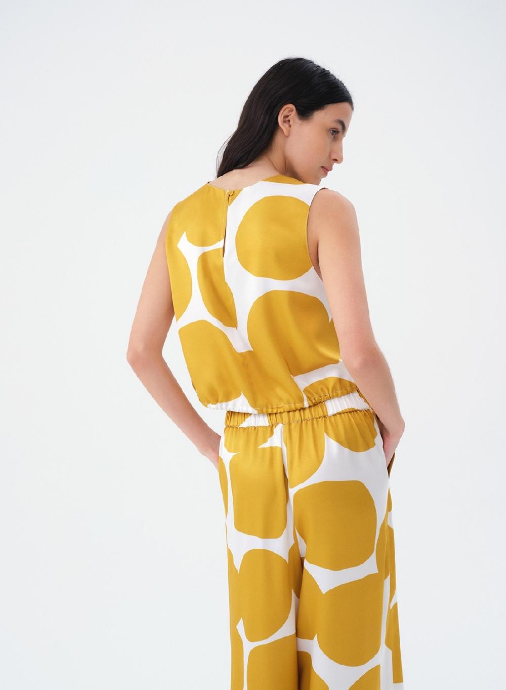 Etiqueta Negra AMERICANA SATEN ESTAMPADO