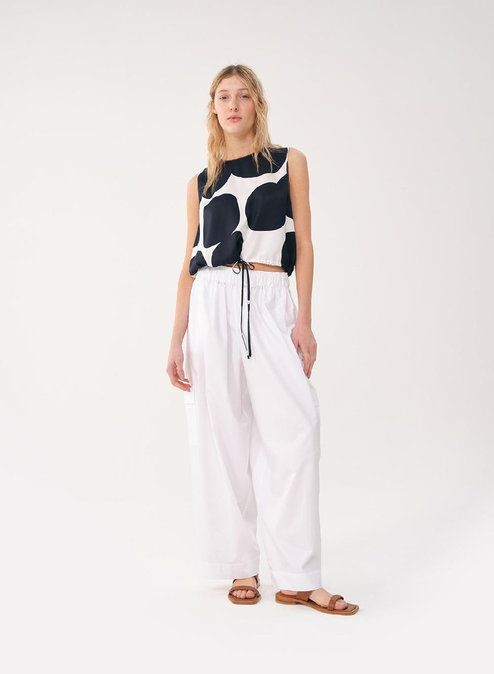 Etiqueta Negra AMERICANA SATEN ESTAMPADO