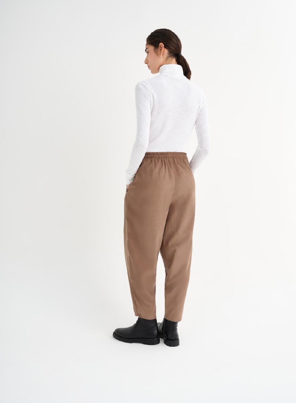 Etiqueta Negra Babucha Combinada Corderoy