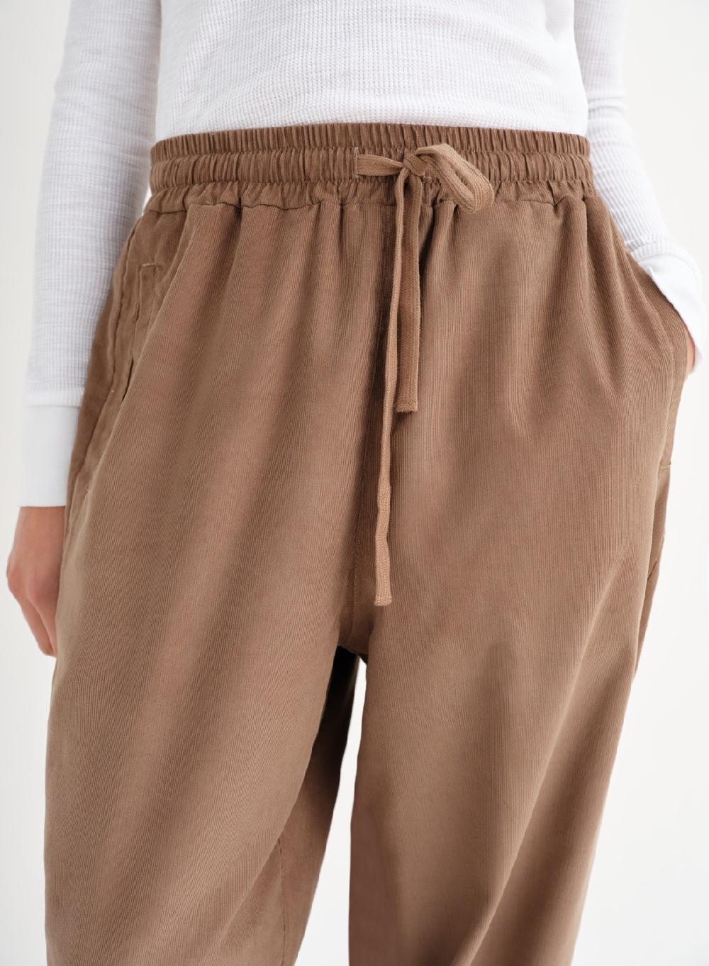 Etiqueta Negra Babucha Combinada Corderoy